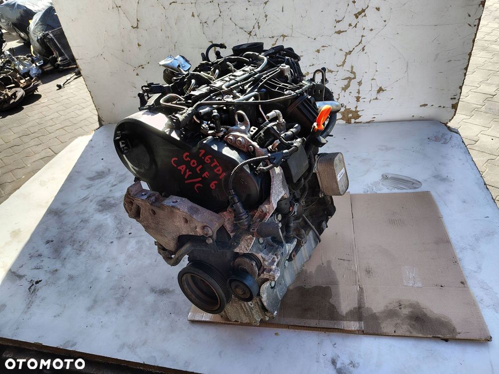 SILNIK KOMPLETNY CAY CAYC BEZ NASTAWNIKA VOLKSWAGEN GOLF 6 VI 1.6 TDI 86TYŚ - 3