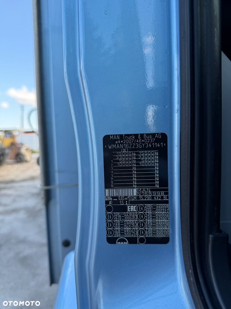 MAN TGM 15.290 burtofiranka - 15