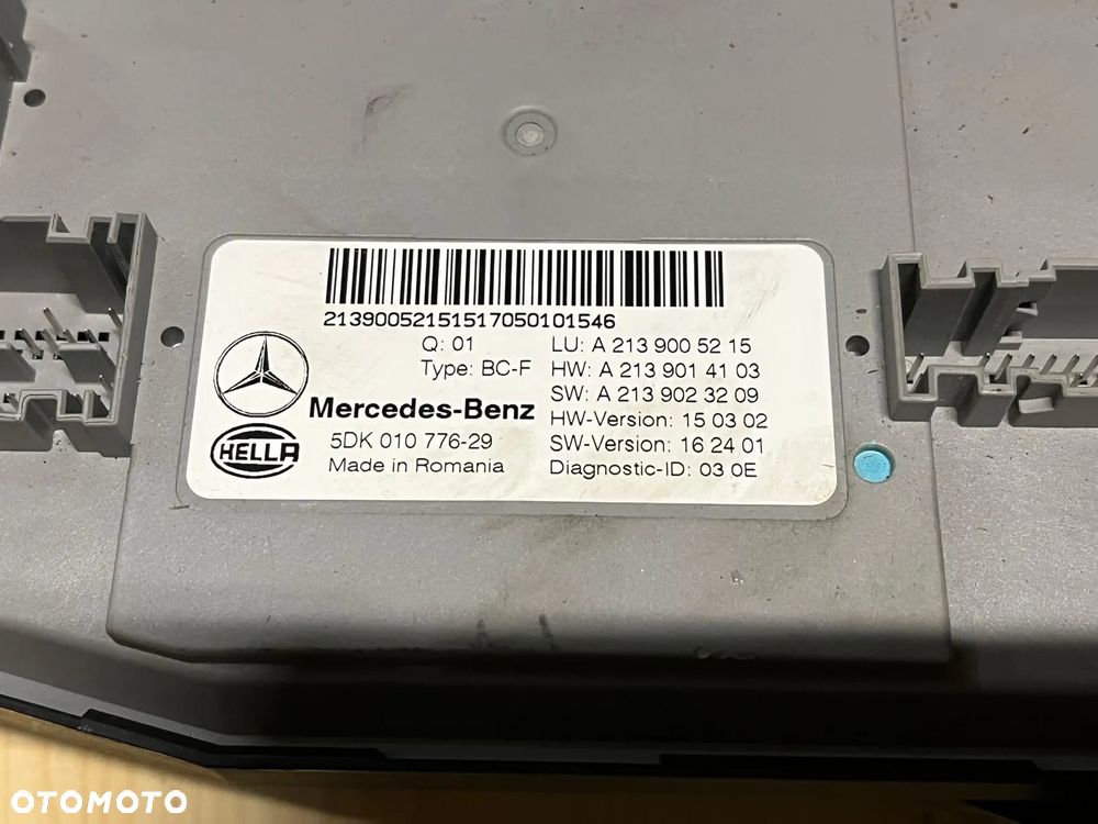 Moduł BCU A2139005215 Mercedes E Klasa W213 - 2