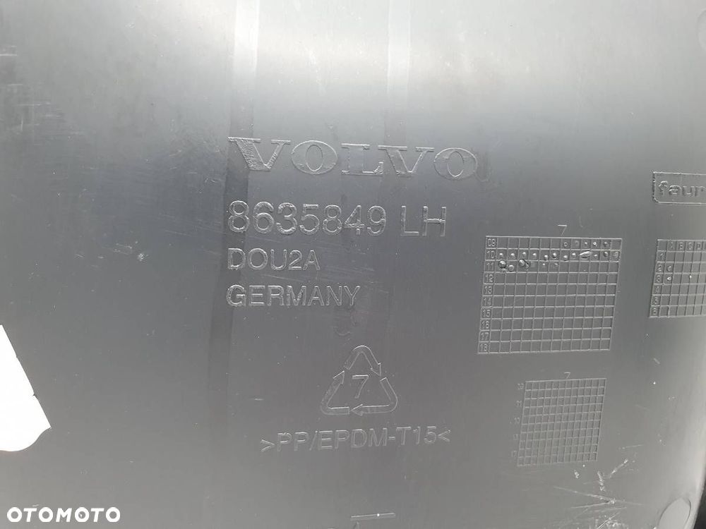 BOCZEK DRZWI PRZÓD LEWY TAPICERKA BEŻOWA VOLVO V60 I EUROPA - 9