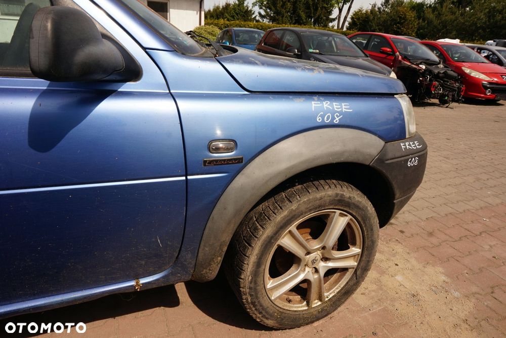 MASKA ZDERZAK BŁOTNIKI LAMPY FREELANDER I L314 608  LAND ROVER 1997-2000 NIEBIESKI PRZÓD KOMPLETNY - 12