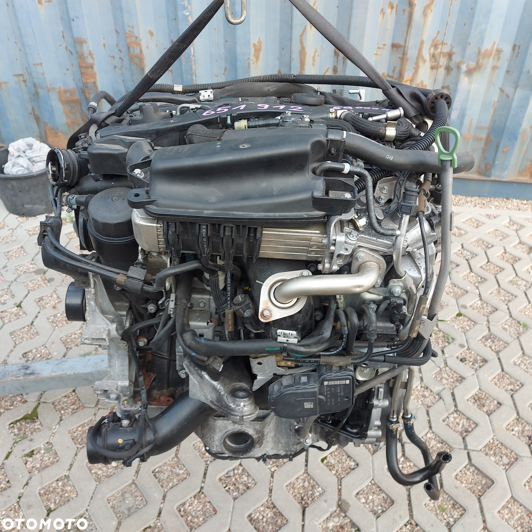 SILNIK DIESEL 2.2 CDI 220 4MATIC 651912 MERCEDES C W204 GLK X204 ORYGINAL DEMONTAZ 651 912 - 4