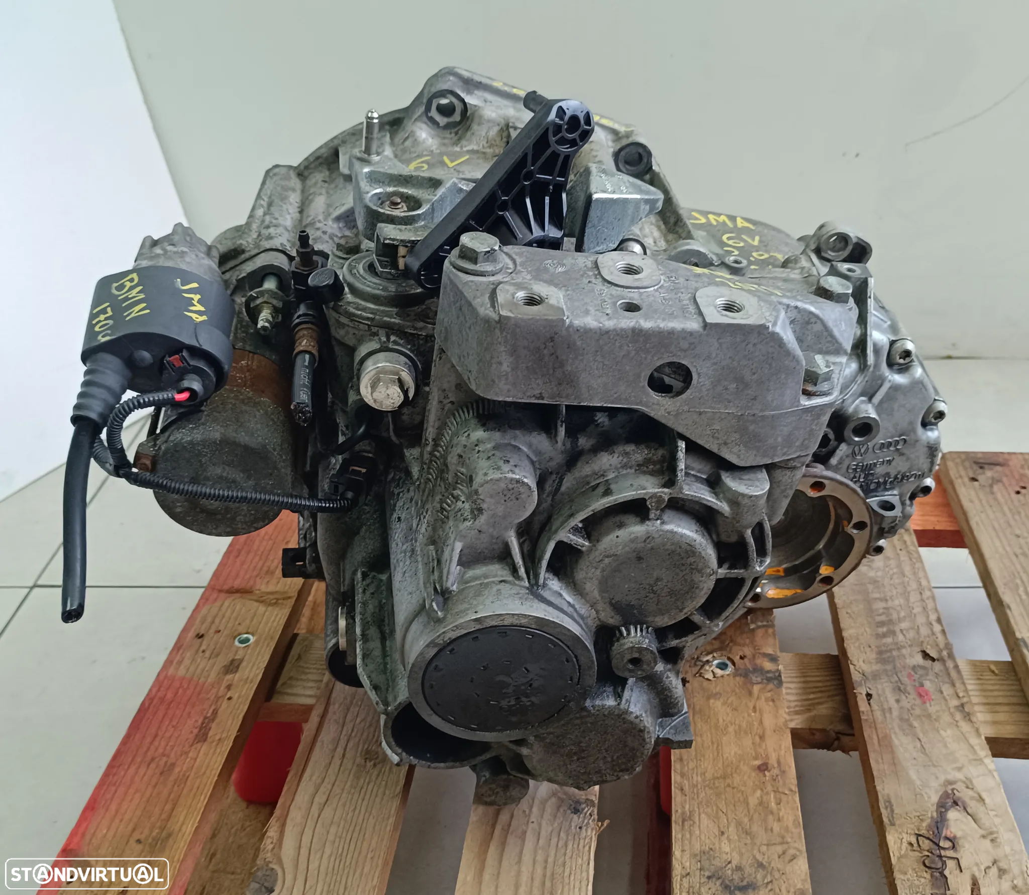 seat leon FR motor 2.0tdi 170cv BMN - caixa velocidades 6v ref: JMA - 10
