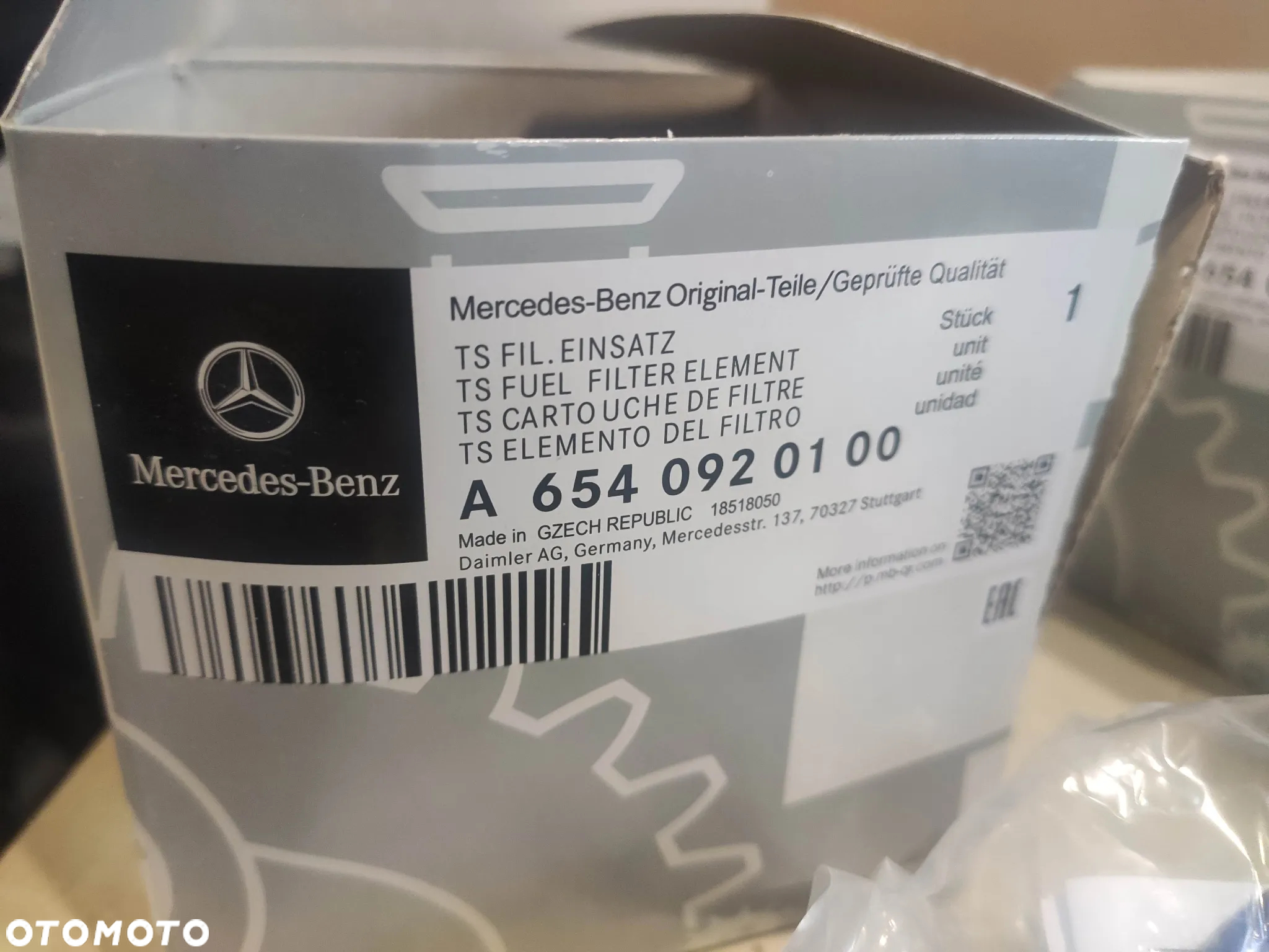 Filtr Paliwa MERCEDES W211 W253 W213 a6540920100 NOWY org - 6