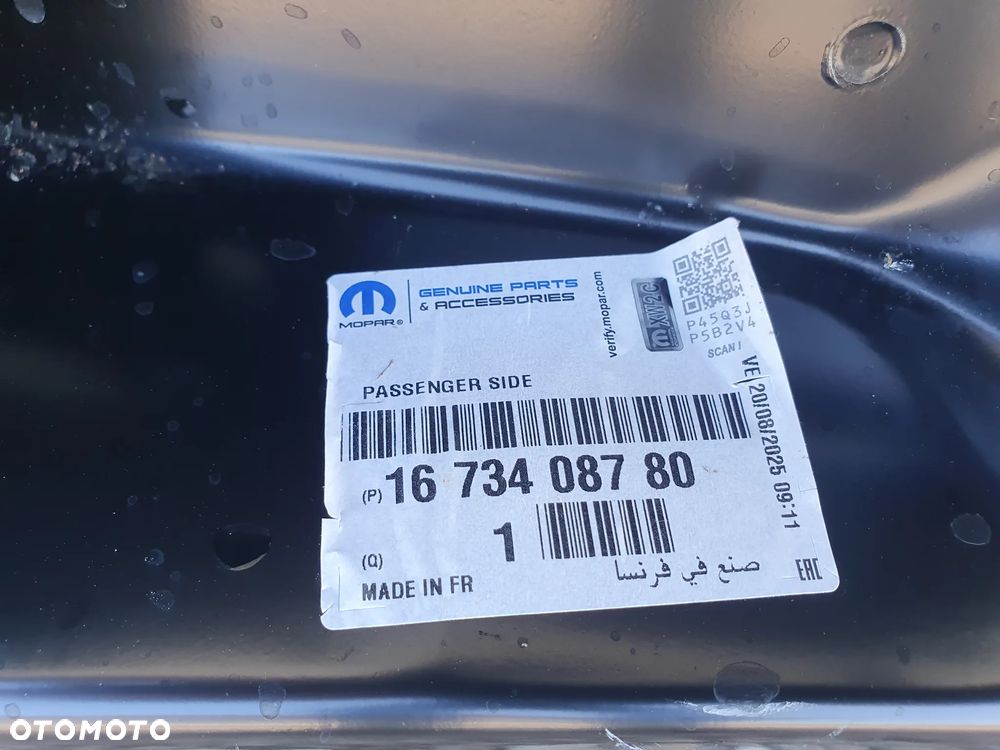 Próg poszycie słupek lewy Toyota Proace Expert Jumpy rok 16- elektryk - 5