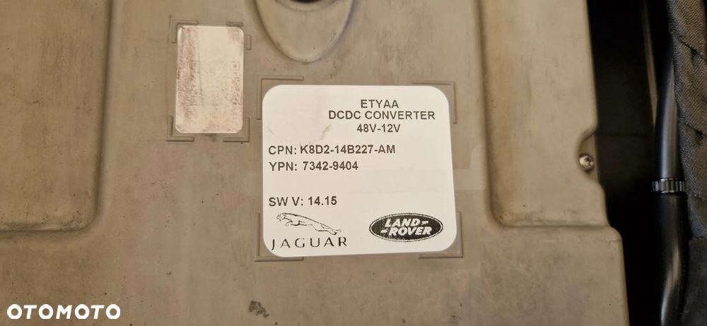 PRZETWORNICA NAPIĘCIA BATERIA AKUMULATOR K8D2-14B227-AM RANGE ROVER SPORT 2021r !! - 3