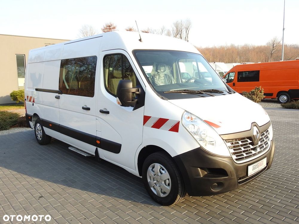 Renault MASTER FURGON BRYGADÓWKA  7 MIEJSC TEMPOMAT KLIMATYZACJA  130KM - 5