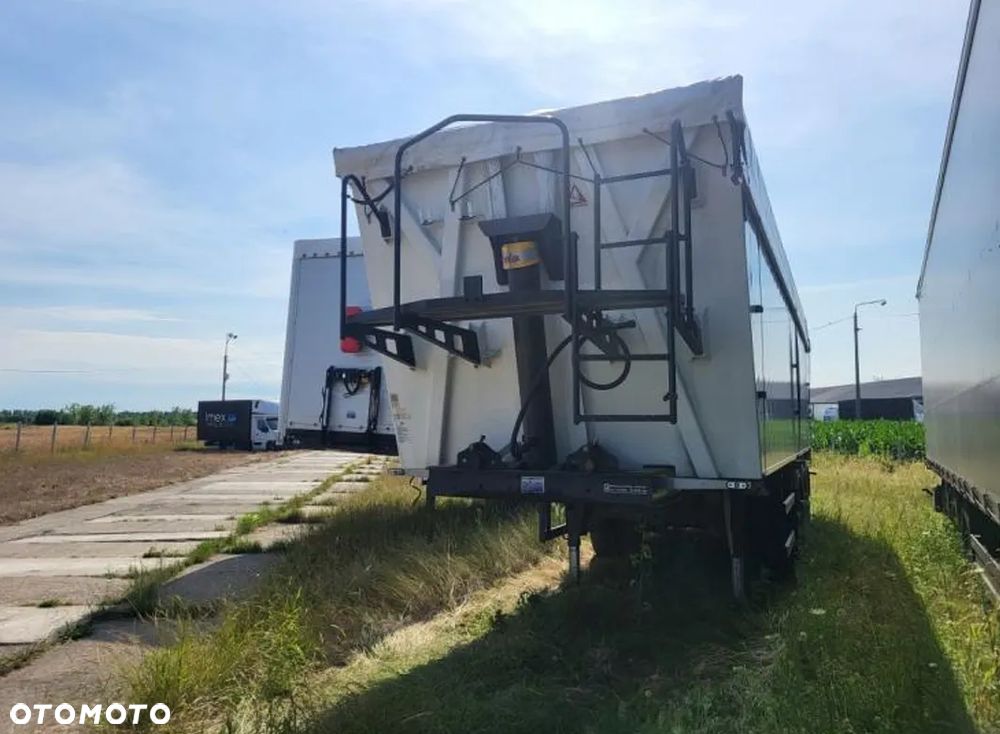 Feber Inter Cars WYWROTKA 49 M3 ZBOŻÓWKA / SZYBER + KLAPO-DRZWI / WAGA 6120 KG / PIERWSZA OŚ PODNOSZONA / SIŁOWNIK HYVA / 2023 ROK !! - 15