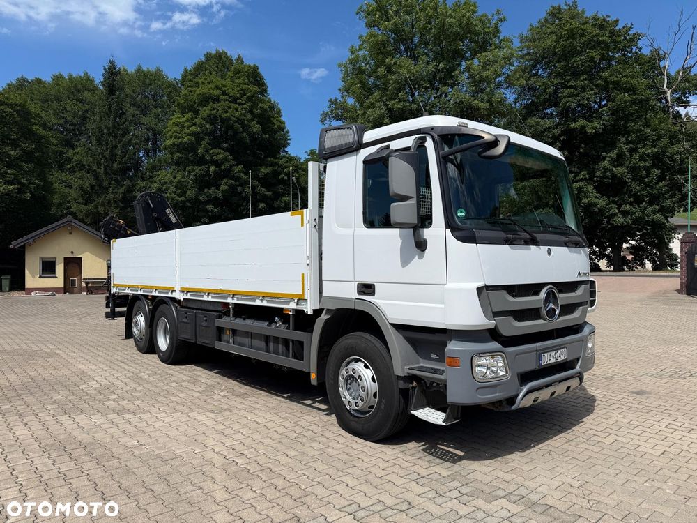 Mercedes-Benz 2641 ACTROS MP3 skrzyniowy z HDS HIAB 122 "Z", oś skrętna, pilot! - 3