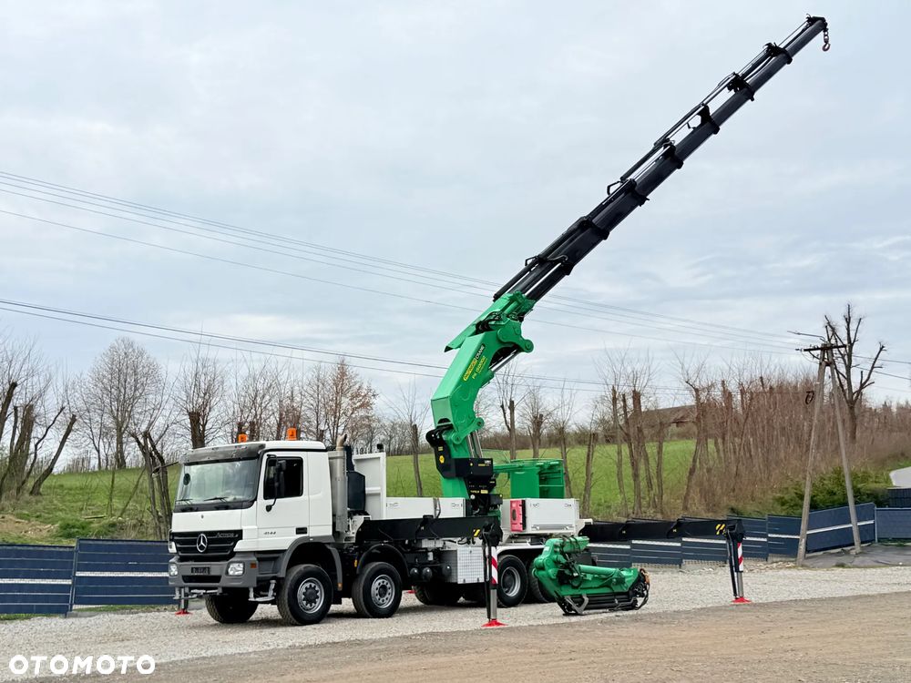 Mercedes-Benz * HDS Palfinger 150002 + FLY JIB PJ 170 * Mercedes Actros 8x6 * Dźwig * 40 TON * Wyciągarka * 35 Metrów * Kosz * - 1