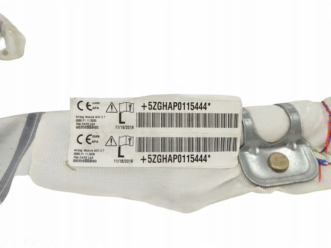 KURTYNA POWIETRZNA LEWA DS DS3 CROSSBACK 9835655980 - 3