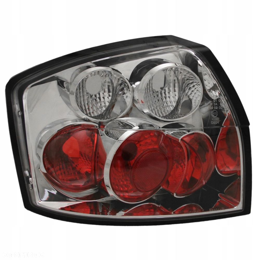 Lampy tyl tylne L+R kpl Tuning Chromowane Audi A4 b6 8e 8e5 sedan 2000-2004 - 2