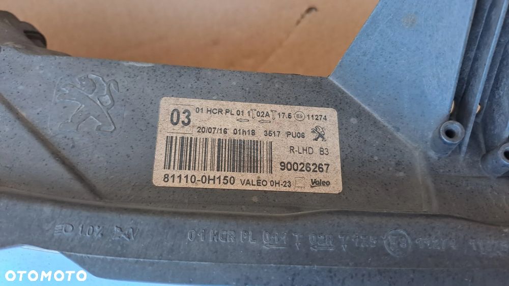 PEUGEOT 108 PRAWA LAMPA PRZEDNIA 81110-0H150 90026267 - 4