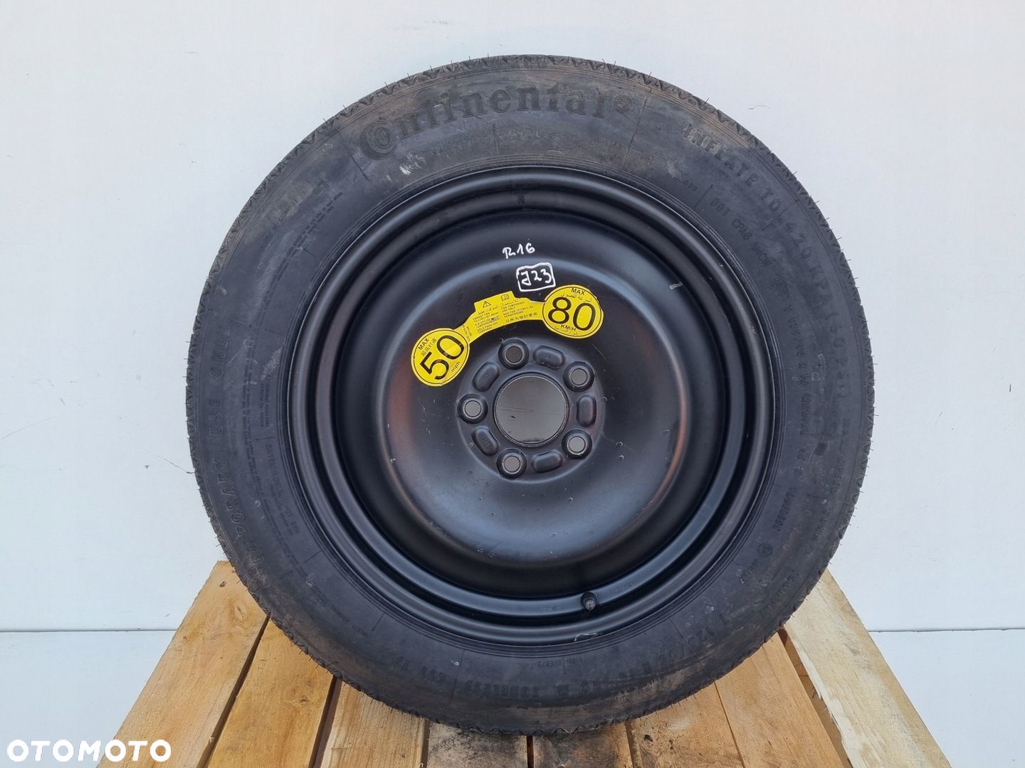 Ford C-Max Focus Mk2 II KOŁO DOJAZDOWE dojazdówka 125/90 R16 5x108 1S71MH - 1
