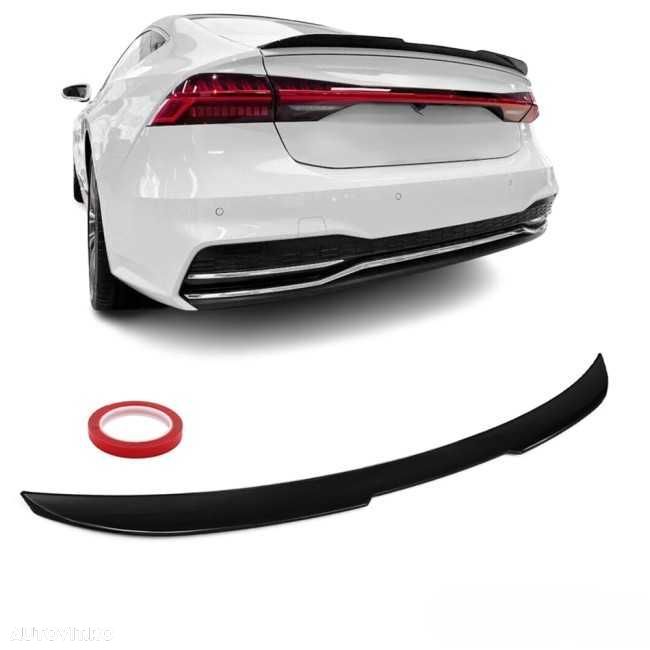 Eleron M4 Lip Codita Portbagaj Audi A7 C8 S7 (2019-2025), Negru Lucios - 1