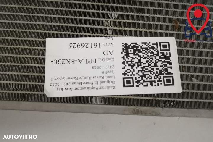 Radiator Suplimentar Auxiliar Original In Stare Buna 2021 2022 Land Ro - 7