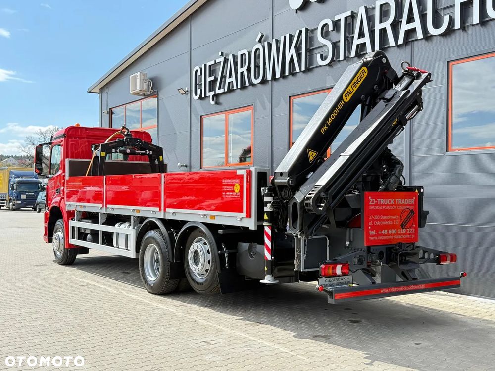 Mercedes-Benz Mercedes Arocs Actros 2532 / E6 / 6x2 / skrzynia + żuraw Palfinger / budowlanka HDS kran crane dzwig - 6