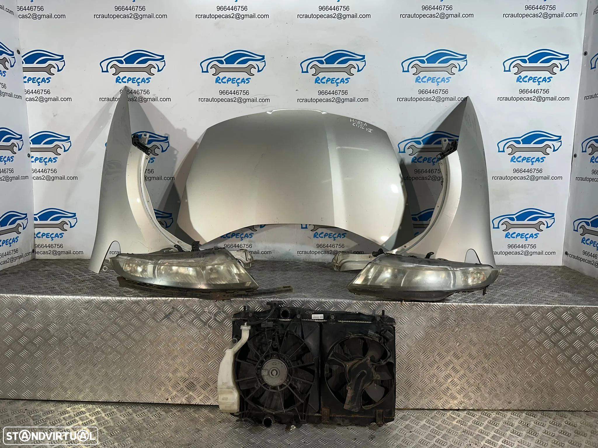 .Frente Completa Honda Civic 8 VIII MK8 FN1 FN2 FN3 FN4 FK1 FK2 FK3 2006-2011 - 8