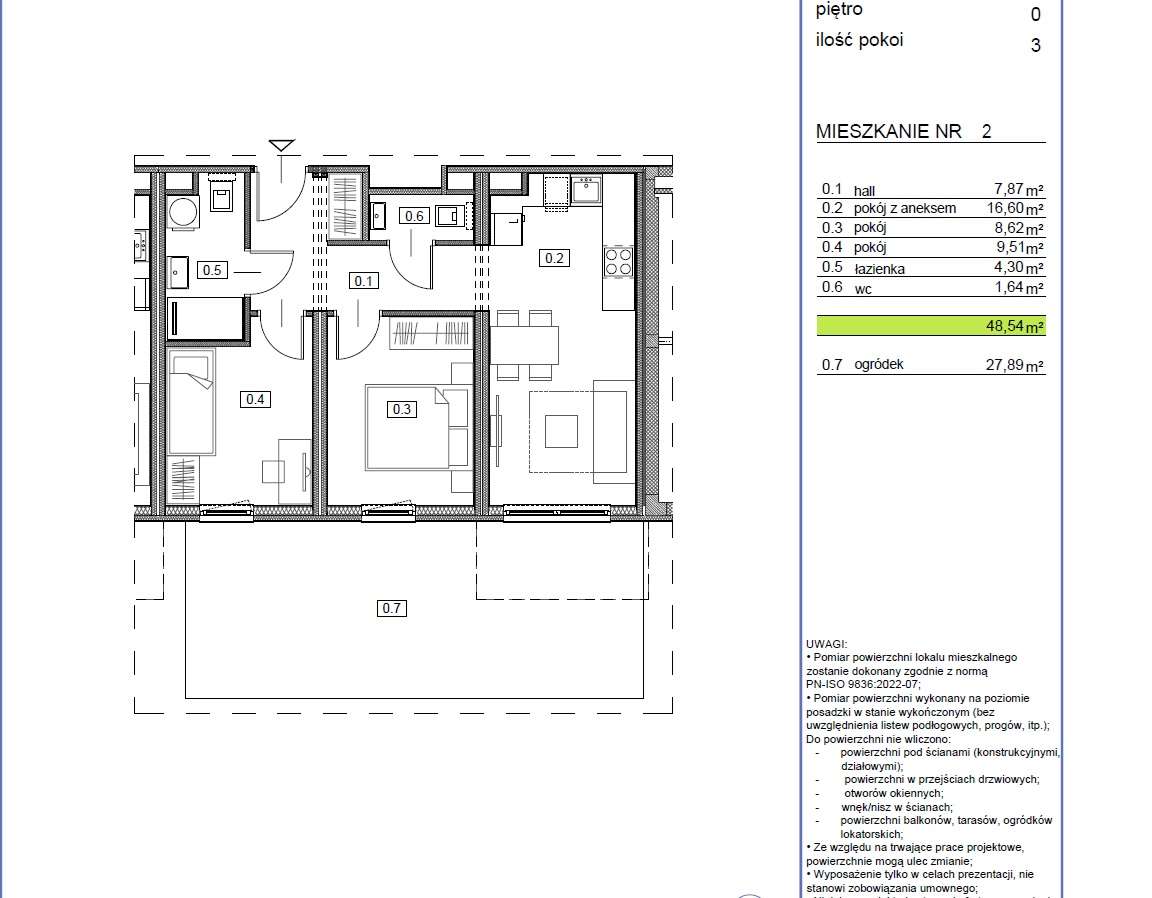Mieszkanie 3 p. Białołęka 48m2 Wykończone pod klucz