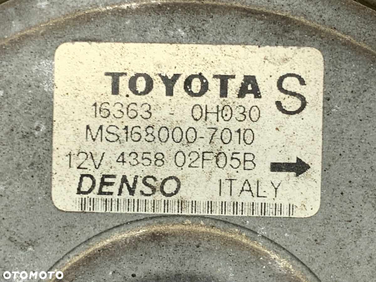 WENTYLATOR CHŁODNICY - 135.00 PLN - TOYOTA AVENSIS sedan (_T25_) 2003 - 2008 1.8 (ZZT251_) 95 kW - 6
