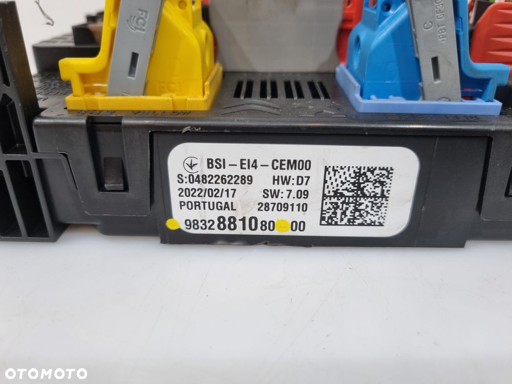 PEUGEOT CITROEN OPEL STEROWNIK MODUŁ BSI EL4 9832881080 - 5