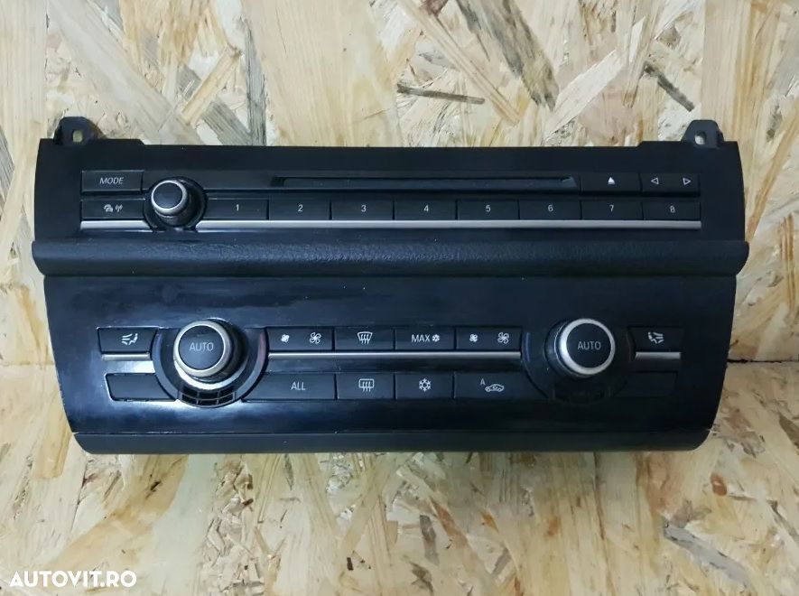 Panou Modul Climatronic Interfata Radio CD Navigatie Bmw F10 F11 - 1