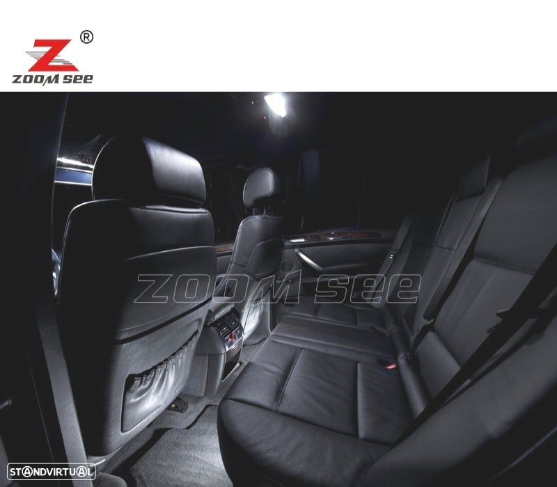 KIT COMPLETO DE 22 LÂMPADAS LED INTERIOR PARA BMW X5 E53 3.0I 4.4I 4.6IS 4.8IS 2000-2006 - 4