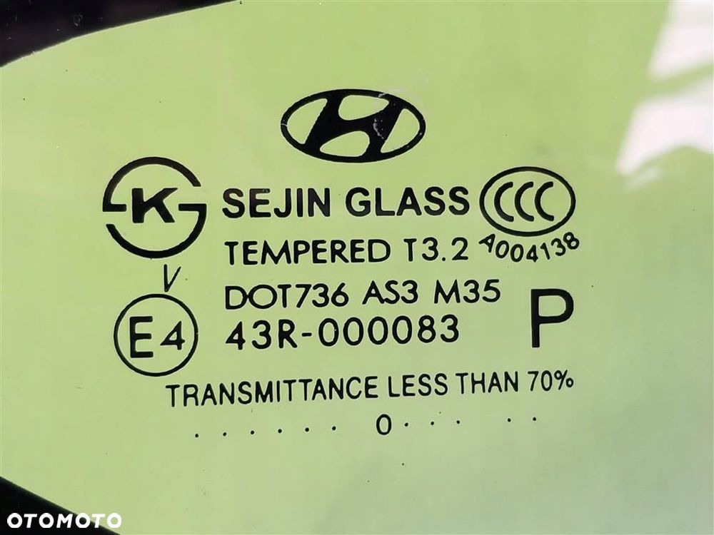 Szyba trójkąt przód lewa Hyundai Ix35 2010-2015 87820-2S000 - 5