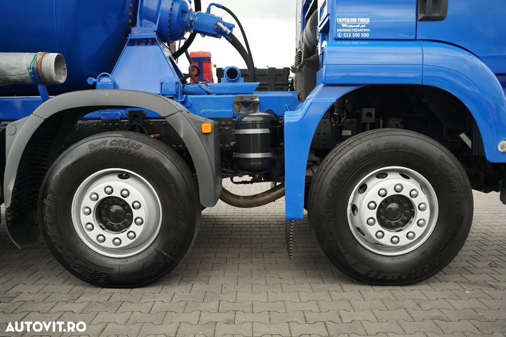 MAN TGS 35.400 / 8x4 / BETONIERĂ / IMER / BETONIERĂ 9 M3 / - 22