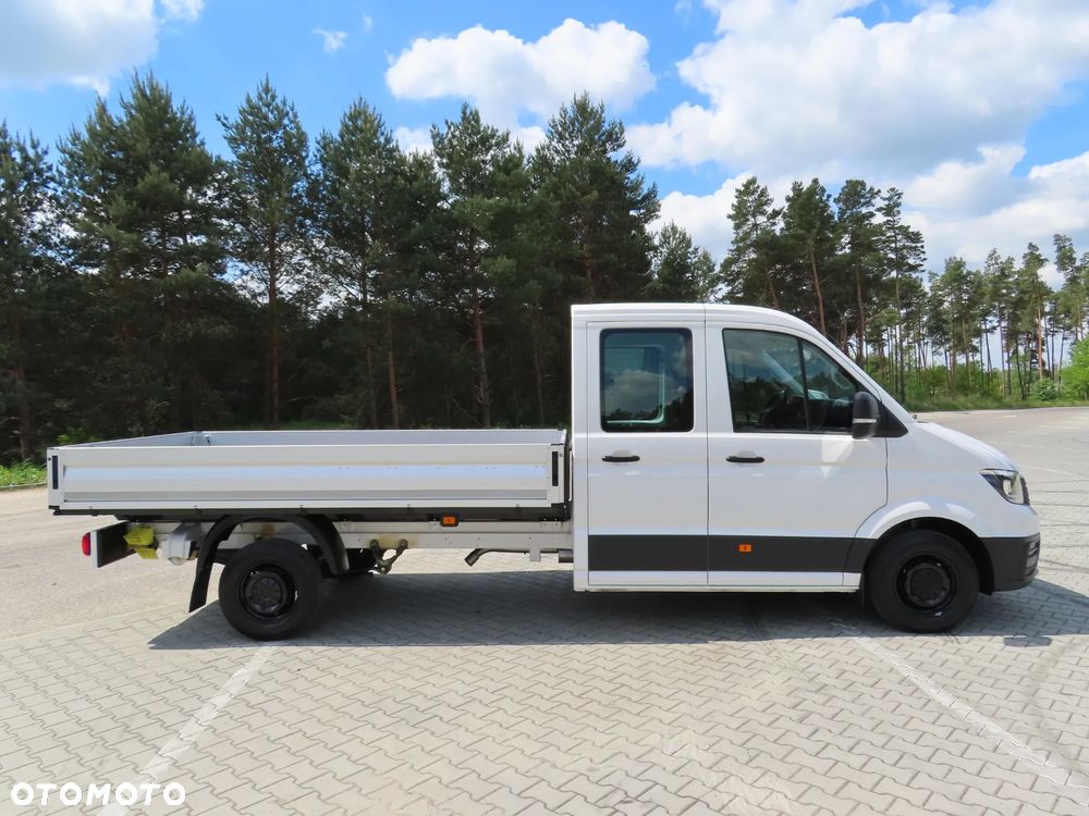Volkswagen Crafter 35 TDI 2.0 140 KM Doka Brygadowy DUBEL MIXTO 7-Mio.Os + 1153 Kg Ład. Skrzynia Otwarta 3513 mm Długa Rozstaw Osi 4490 mm L4 HAK 3000 Kg Udźwig Stan Wizualny I Techniczny JAK NOWY Gotowy Dostępny OKAZJA POLECAM - 4