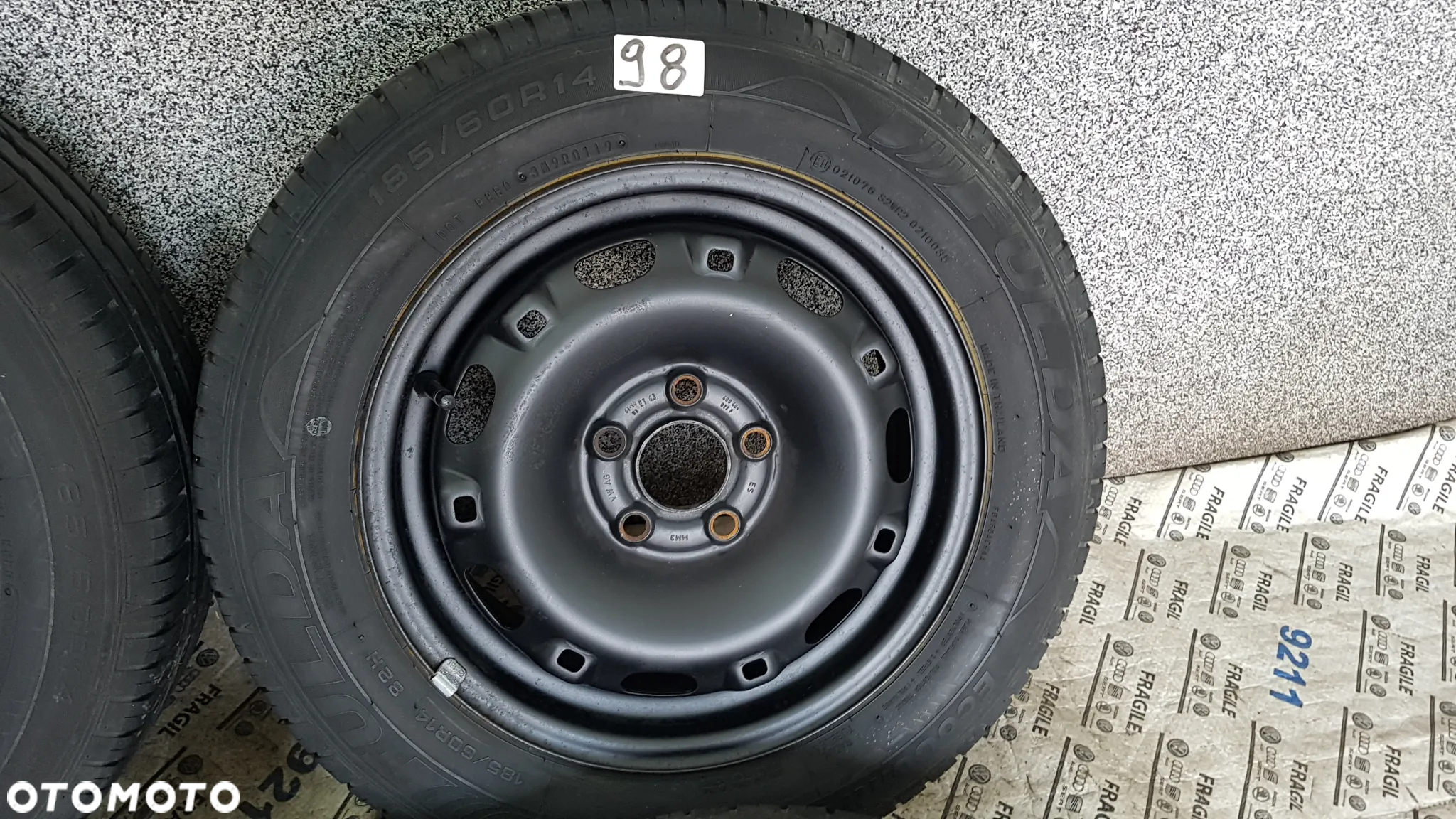 KOŁA WV POLO SEAT IBIZA SKODA FABIA  5X100  185/60R14 6,5JX14 ET43 - 15