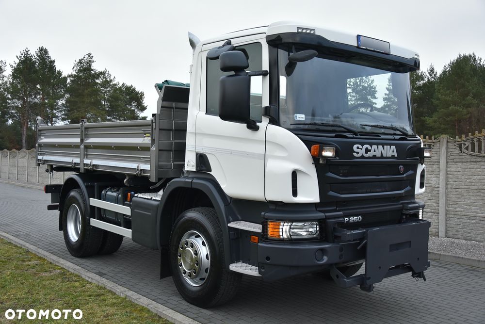 Scania P250 WERSJA OFFROAD / WYWROTKA 3-STRONNA / BLOKADA MOSTU / TYŁ RESOER / P.NOWA / 18 TYŚ KM PRZEBIEGU! / SALON PL / - 6