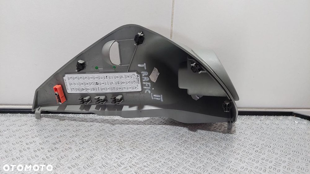 UCHWYT NA KUBEK ZAŚLEPKA DESKI LEWA RENAULT TRAFIC II 2 R2010 NR R6136S300 - 4