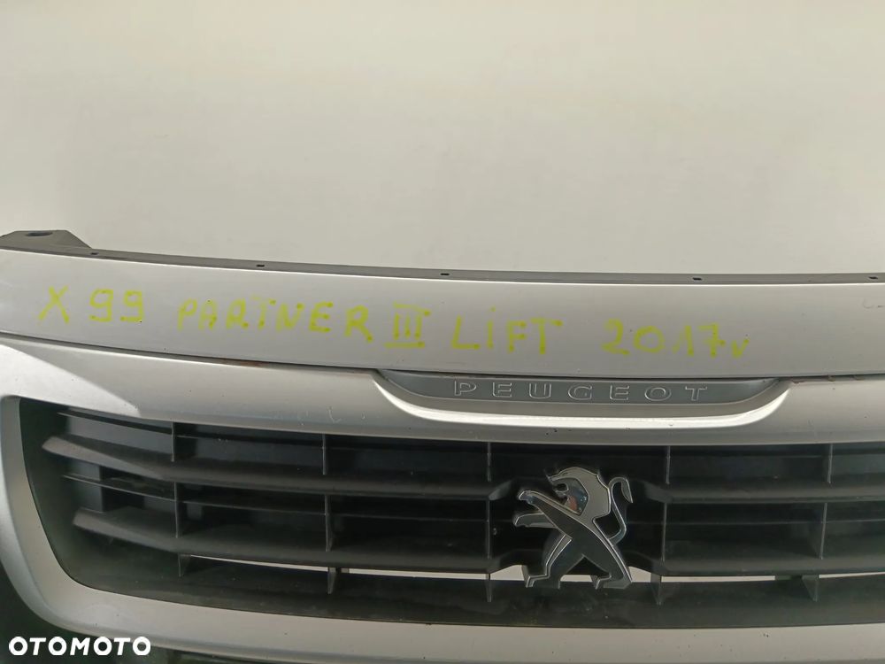 zderzak przedni przód grill PEUGEOT PARTNER III LIFT - 3