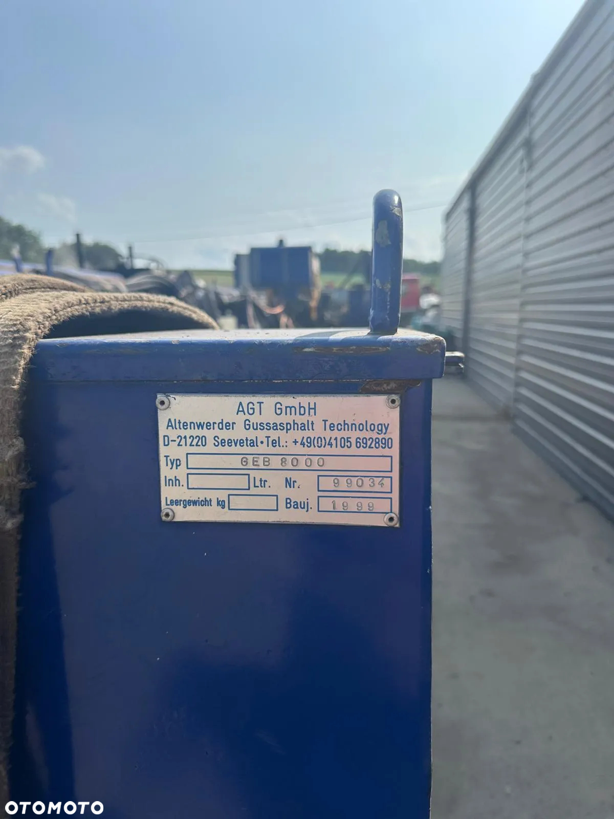 Inny Układarka AGT GEB 8000, rozkładarka, rozściełacz - 15