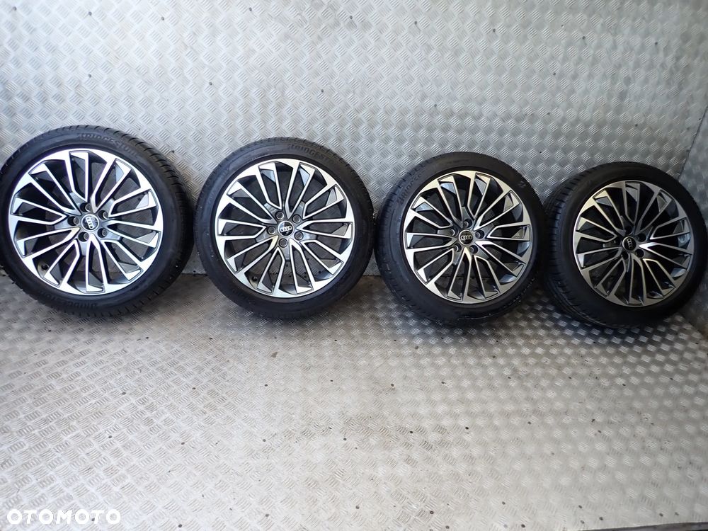 FELGI ALUMINIOWE AUDI  8,5JX19  ET 40  5X112  4K0601025BD NA OPONIE LETNIEJ BRIDGESTONE  245/45/19