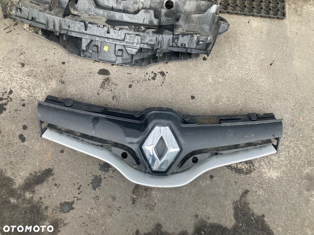 Renault Kangoo 2 II LIFT 3 III ATRAPA grill zderzaka pas górny podstawa grilla wzmocnienie górne czasza 620364016R 623101381R - 7