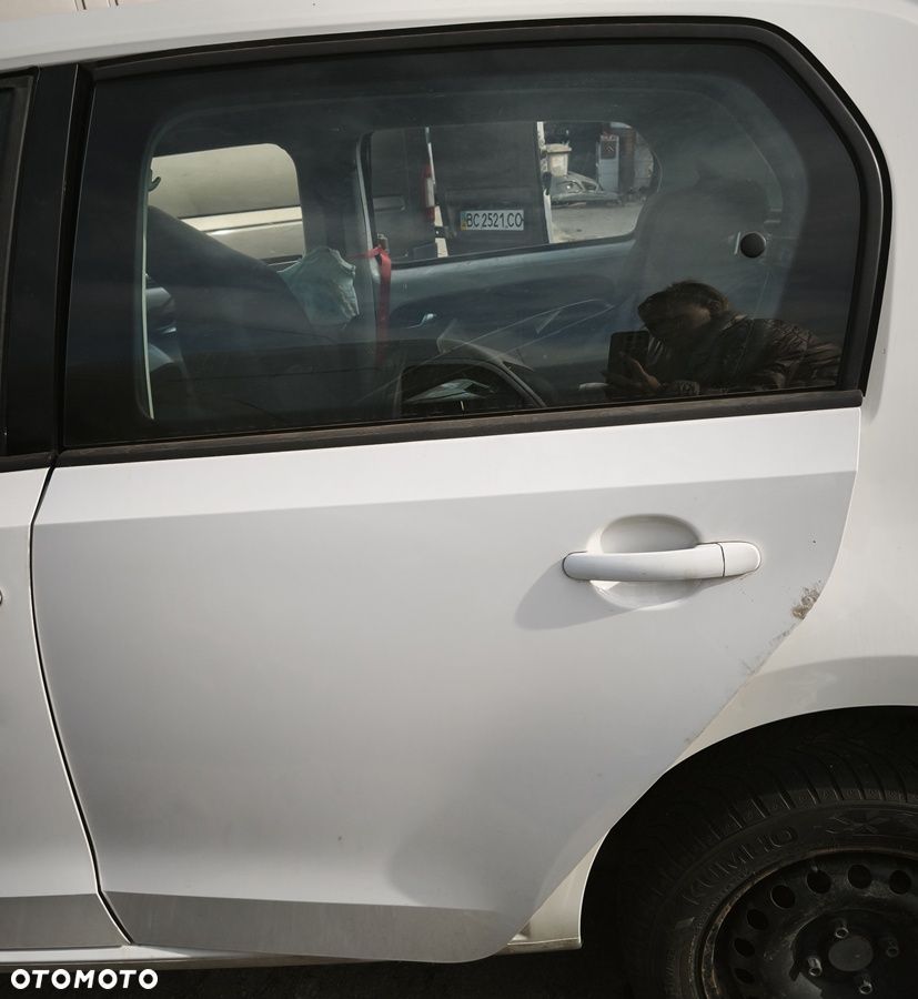 VW UP! 15r DRZWI LEWY TYŁ LEWE TYLNE GOŁE LB9A - 1