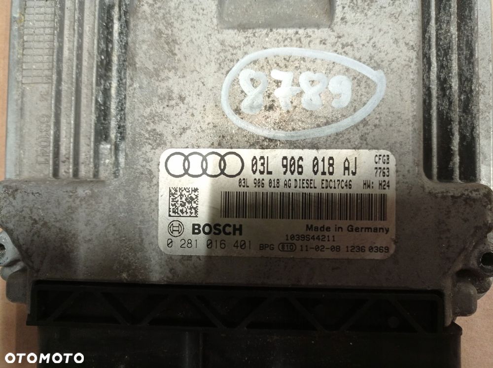 AUDI A3 8P MODUŁ 03L906018AJ - 2