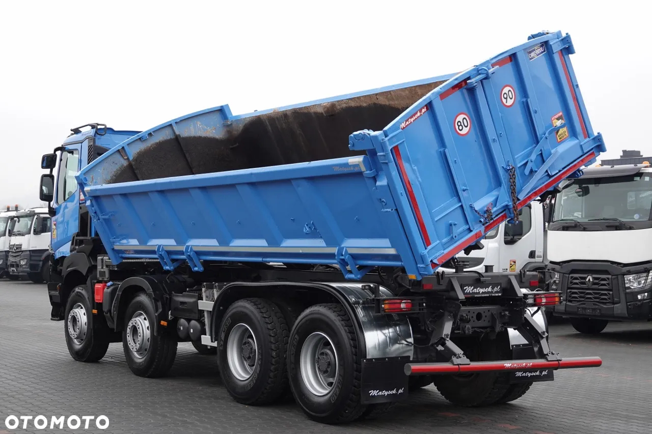 Renault K 460 / 8x4 / WYWROTKA / HYDROBURTA / BORDMATIC / EURO 6 - 6