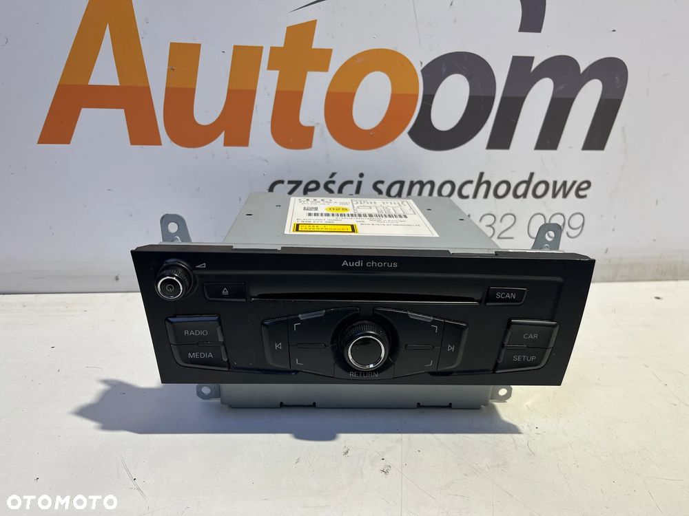 AUDI A4 B8 2007-2011 ORYGINALNE RADIO CHORUS 8T1035152A - 1