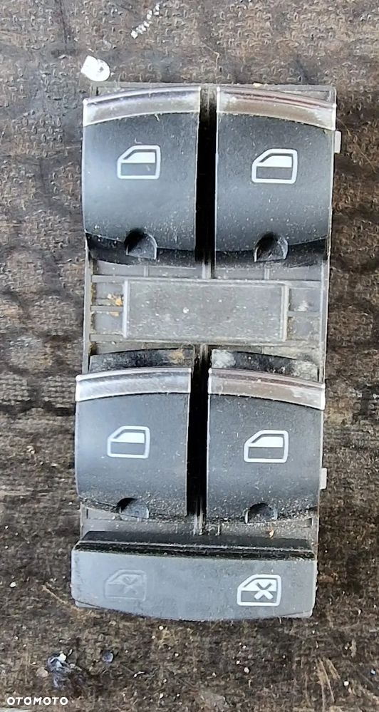 PANEL PRZEŁĄCZNIK SZYB CHROM 4F0959851H AUDI A3 8P LIFT 5D - 2