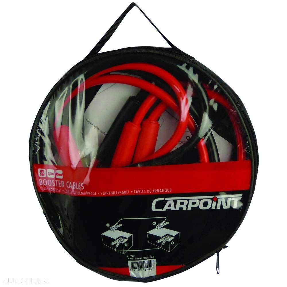 Cabluri transfer curent baterii Carpoint , lungime 2.5m, grosime cablu de pornire 25mm2 - 2