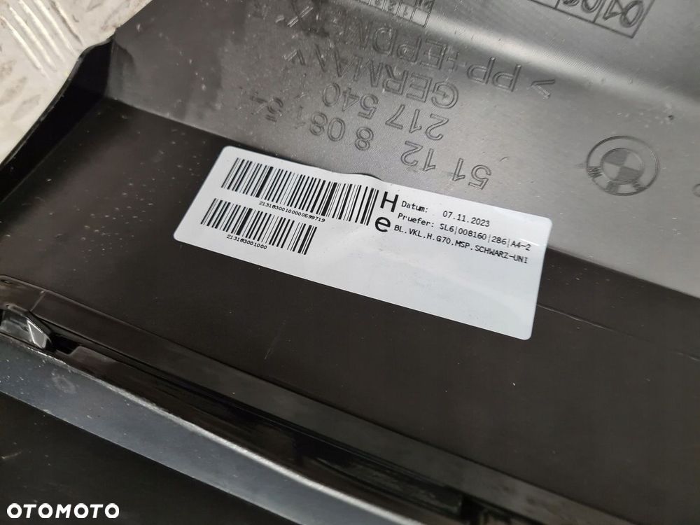 BMW 7 G70 ZDERZAK TYŁ TYLNY 6PDC M-PAKIET 475 - 7