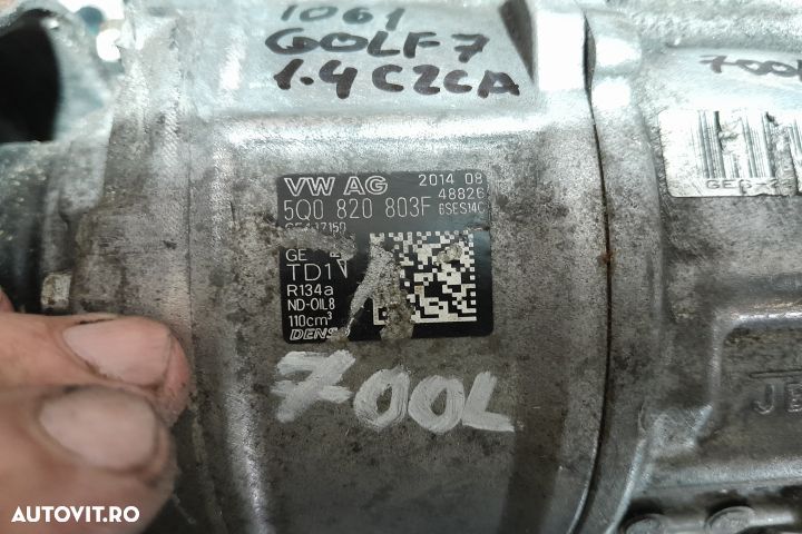 Compresor AC 5Q0820803F 5Q0820803F Volkswagen VW Golf 7 [2012 - 2017] - 5