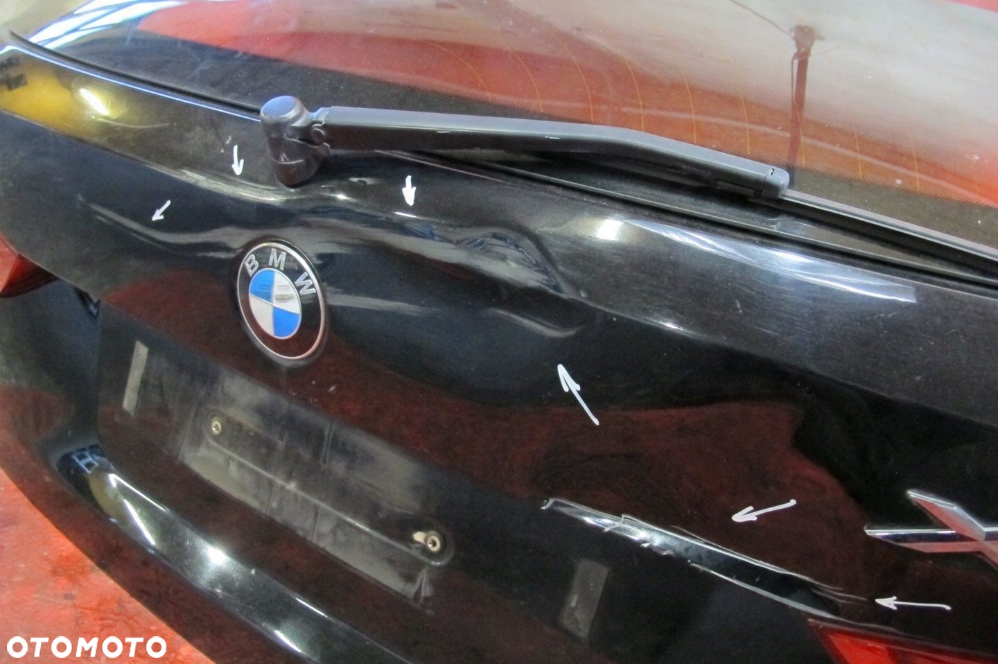 BMW X1 E84 LCI LIFT KLAPA SZYBA BAGAŻNIKA TYŁ TYLNA 668 SCHWARZ 2 - 8