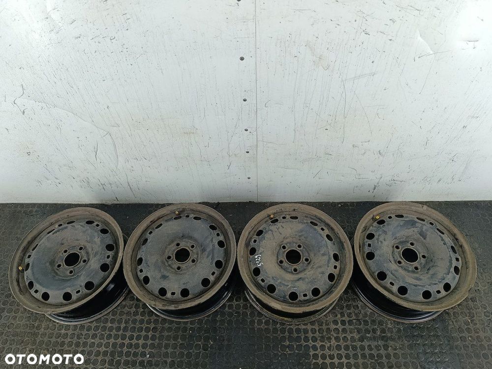 FELGI STALOWE KOMPLET 15 VW POLO IV 9N 6R0601027R/AE - 1