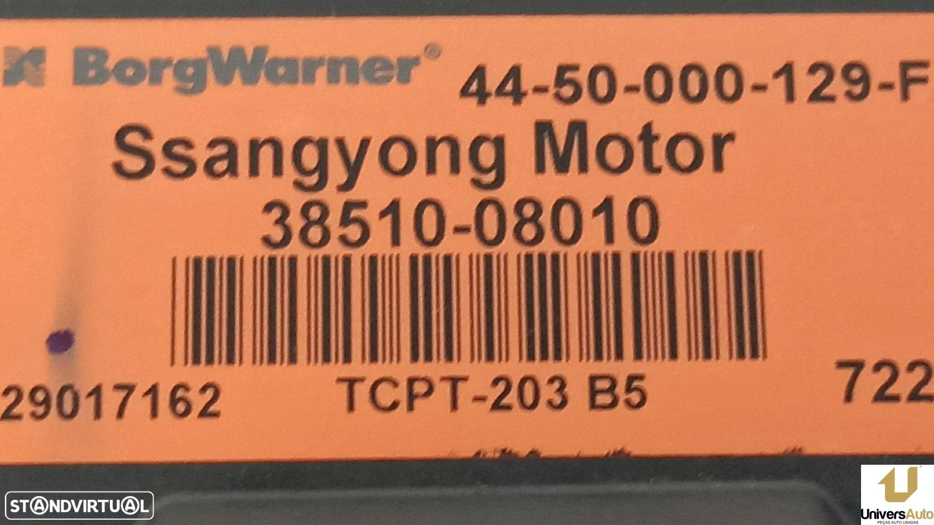 MÓDULO ELETRÓNICO SSANGYONG KYRON 200 XDI LIMITED - 2