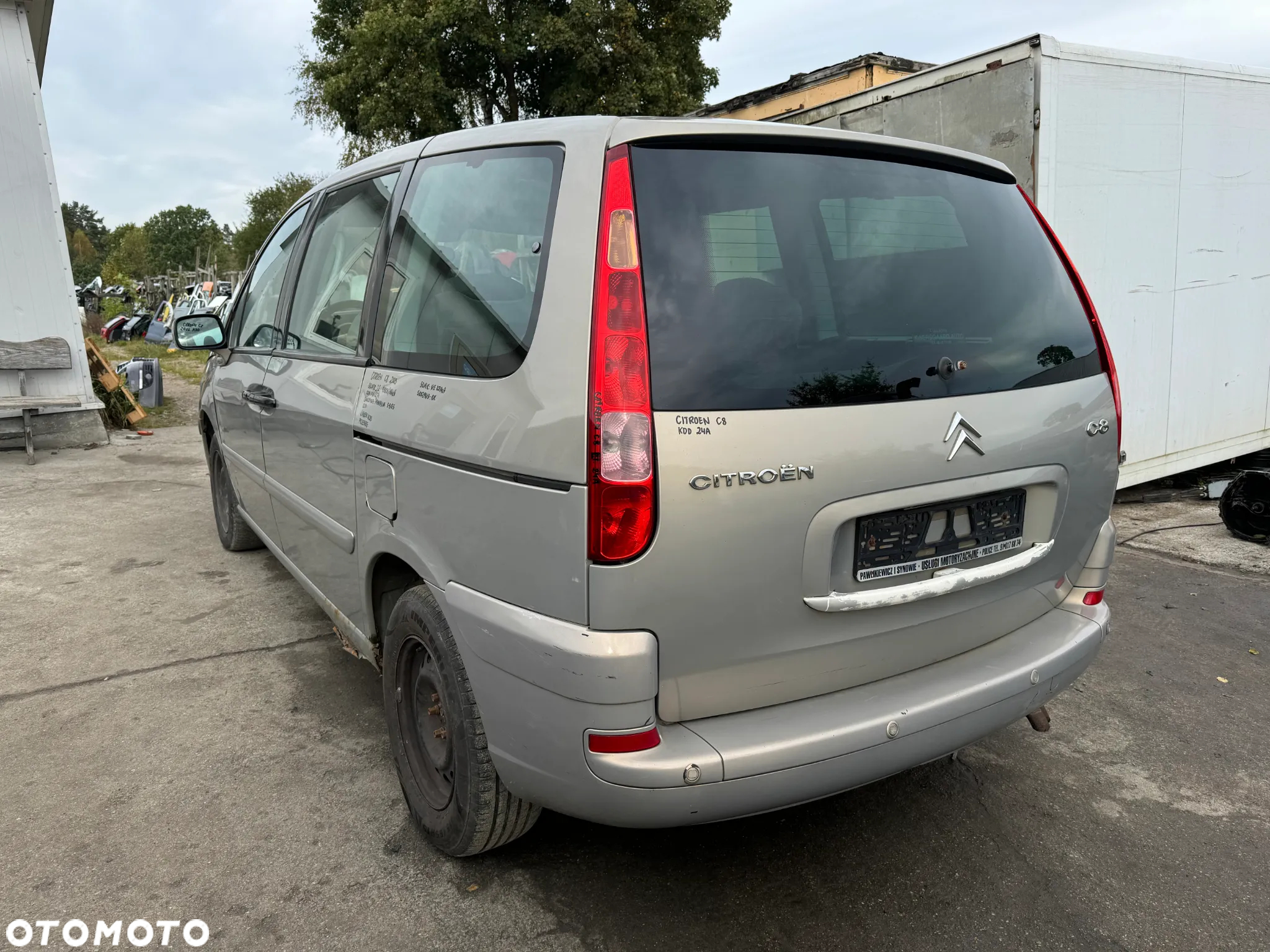 CITROEN C8 KLAPA BAGAŻNIKA KDD - 15