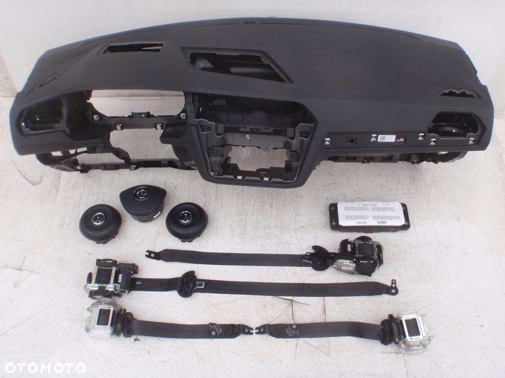 VW TIGUAN 5NA DESKA Head Up  KONSOLA KOKPIT PULPIT PÓŁKA PARAPET AIRBAG SRS AIR ABG na wymianę od ręki na MAGAZYNIE Okazja !!! - 7